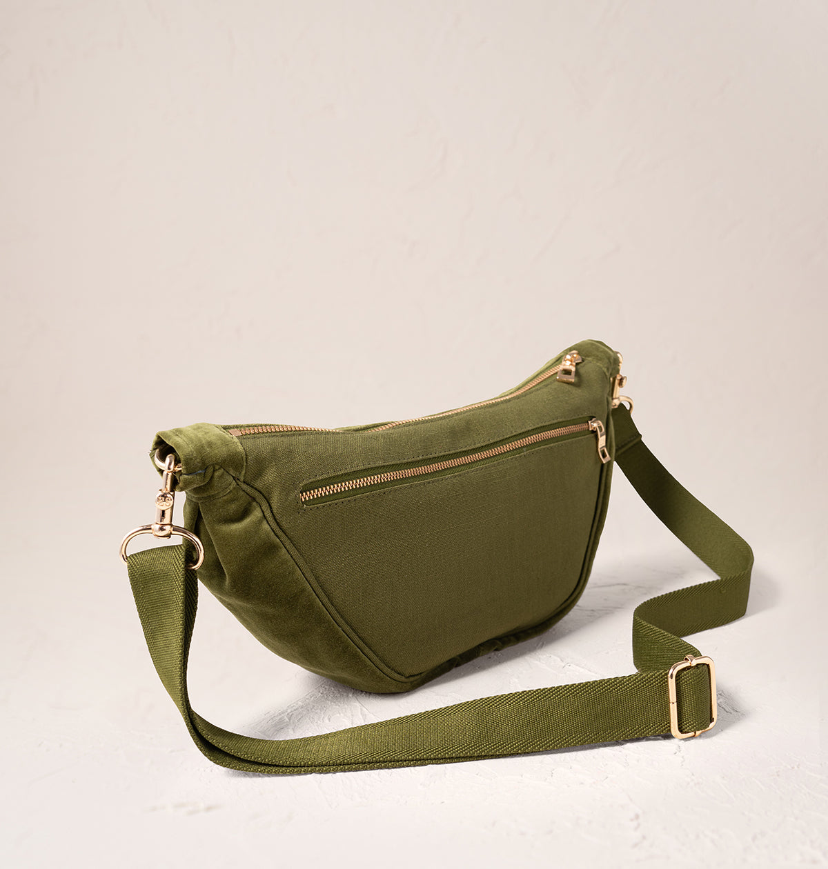 Sun Goddess Velvet Crossbody Sling Bag