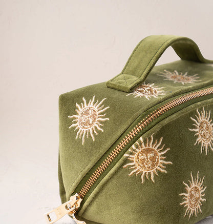 Sun Goddess Open Flat Makeup Bag