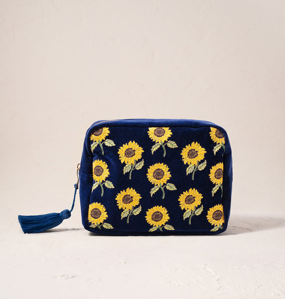 Sunflowers Wash Bag – Elizabeth Scarlett