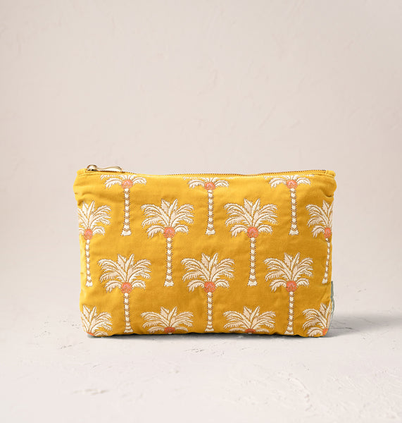 送料・関税込み【ElizabethScarlett】SunrisePalmsEverydayPouch Sunrise Palms Everyday Pouch – Elizabeth Scarlett