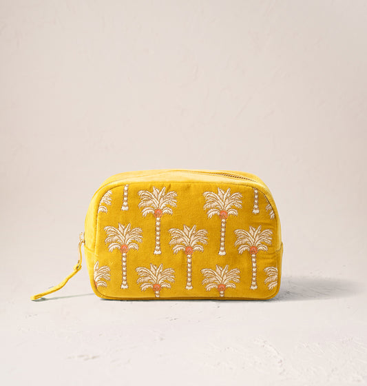 Sunrise Palms Makeup Bag