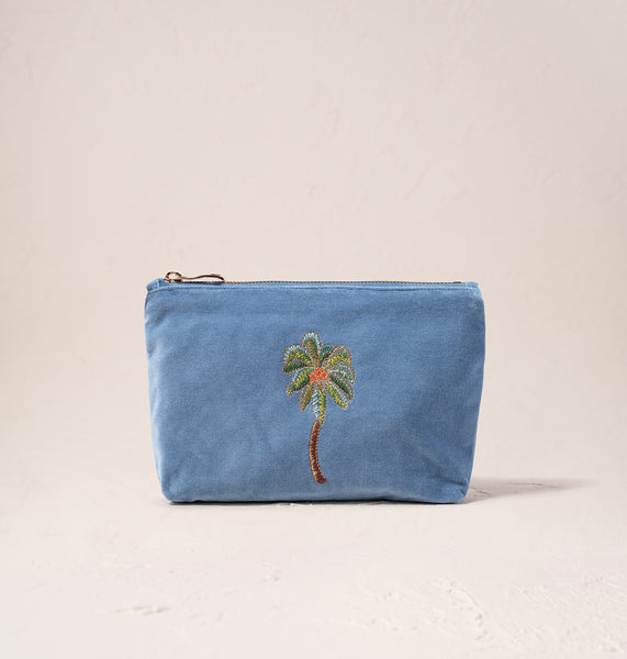 Sunset Palm Mini Pouch – Elizabeth Scarlett