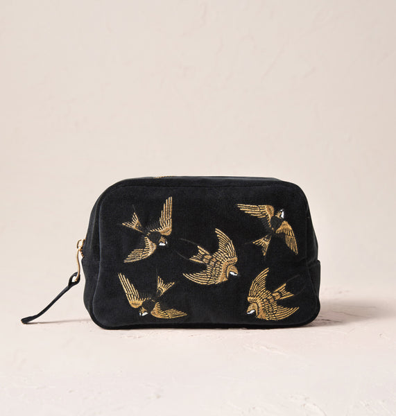 【Elizabeth Scarlett】Swallow ミニポーチ Swallow Print Everyday Pouch and Clutch Bag – Elizabeth Scarlett