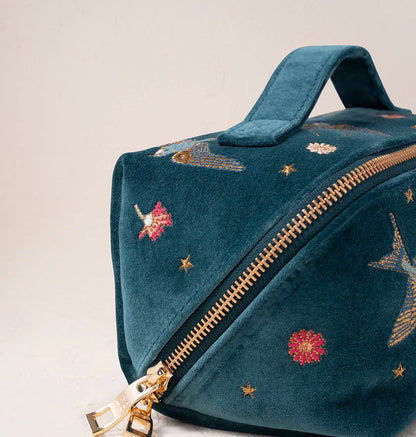 Swallows Open Flat Makeup Bag