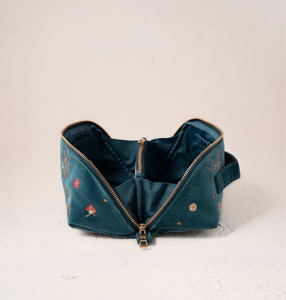 Swallows Open Flat Makeup Bag