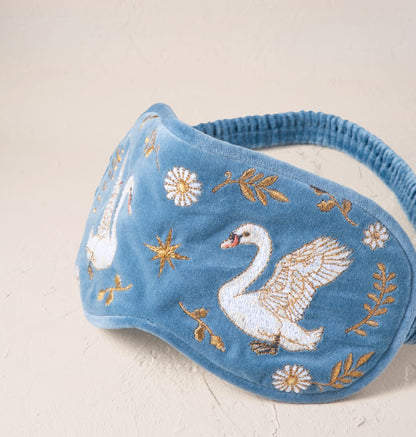Swan Garden Eye Mask