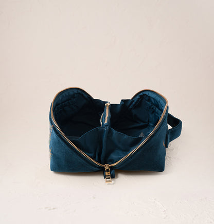 Tropical Rainforest Open Flat Makeup Bag