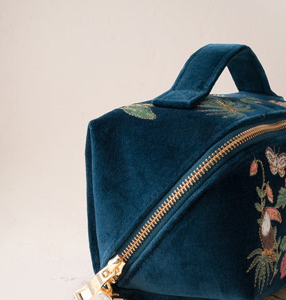 Tropical Rainforest Open Flat Makeup Bag