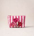 Tulip Stripe Printed Mini Pouch