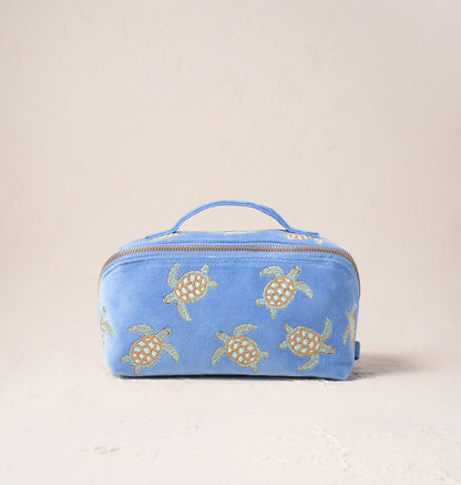 Turtle Conservation Open Flat Makeup Bag
