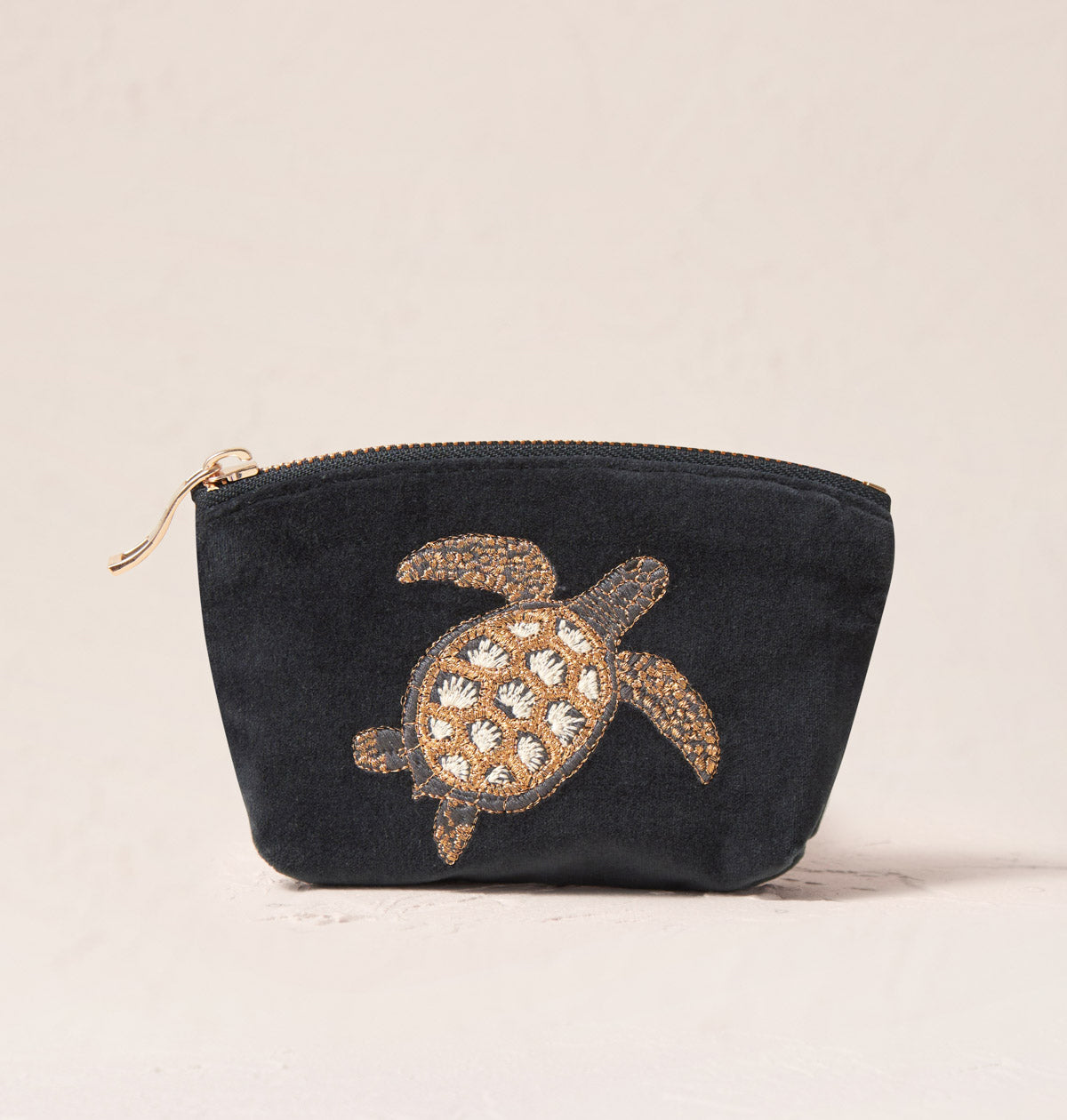 【送料関税込】Elizabeth Scarlett / Turtle Coin Purse Elizabeth Scarlett- Swimming Turtle Coin Purse - Caribbean Blue