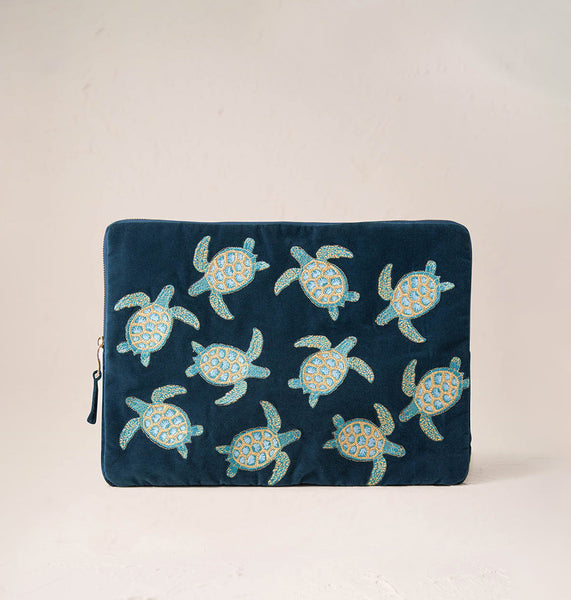 【Elizabeth Scarlett】タートル ベルベット ポーチ Sun Goddess Cotton Rebirth Frill Pouch – Elizabeth Scarlett