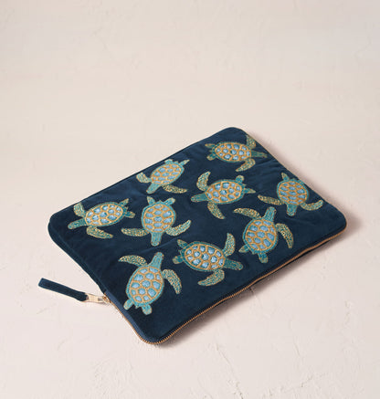 Turtle Conservation Laptop Case Small