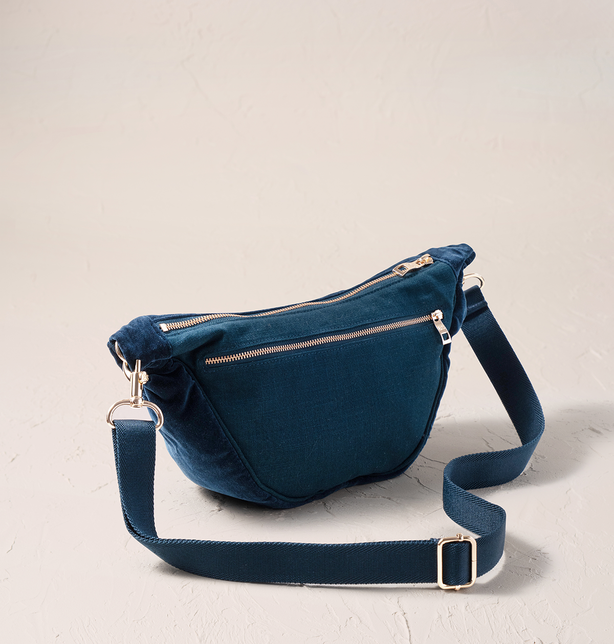Turtle Conservation Velvet Crossbody Sling Bag