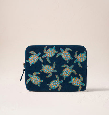 Turtle Conservation Laptop Case Small