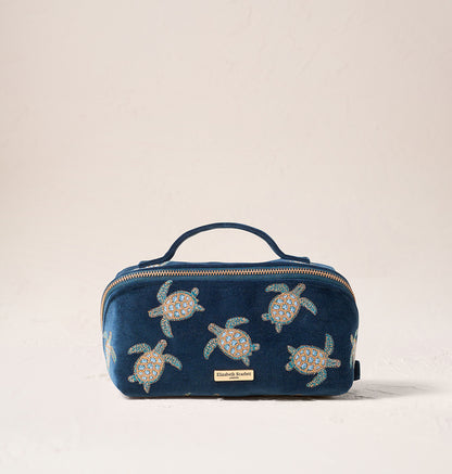 Turtle Conservation Open Flat Makeup Bag
