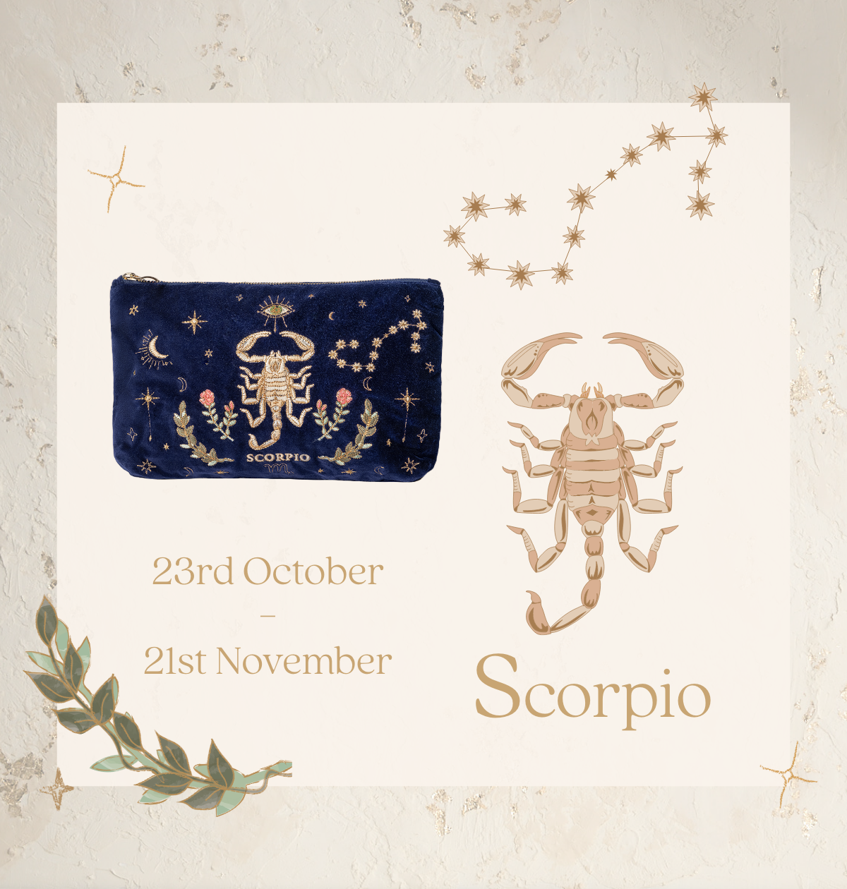 Scorpio Everyday Pouch