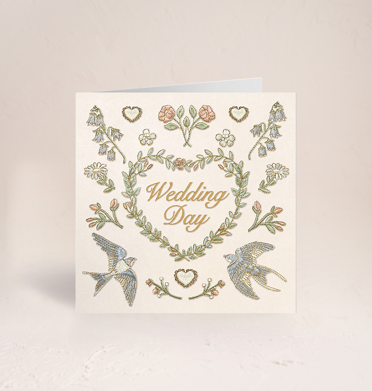Earth Goddess Wedding Day Card