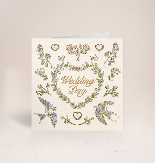 Earth Goddess Wedding Day Card
