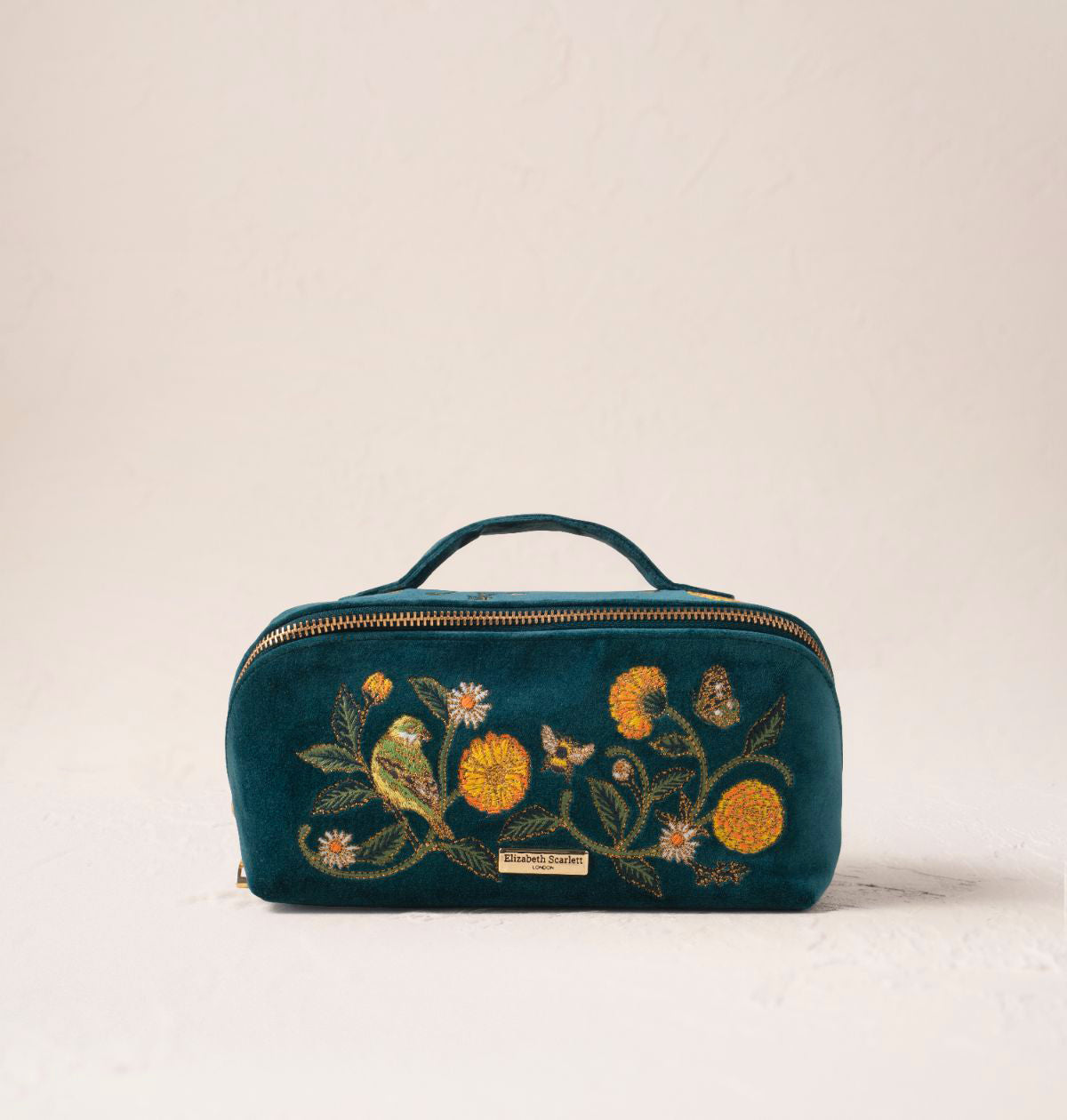 Wild Garden Open Flat Makeup Bag