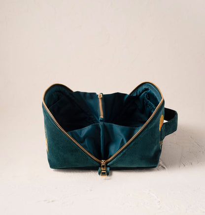 Wild Garden Open Flat Makeup Bag