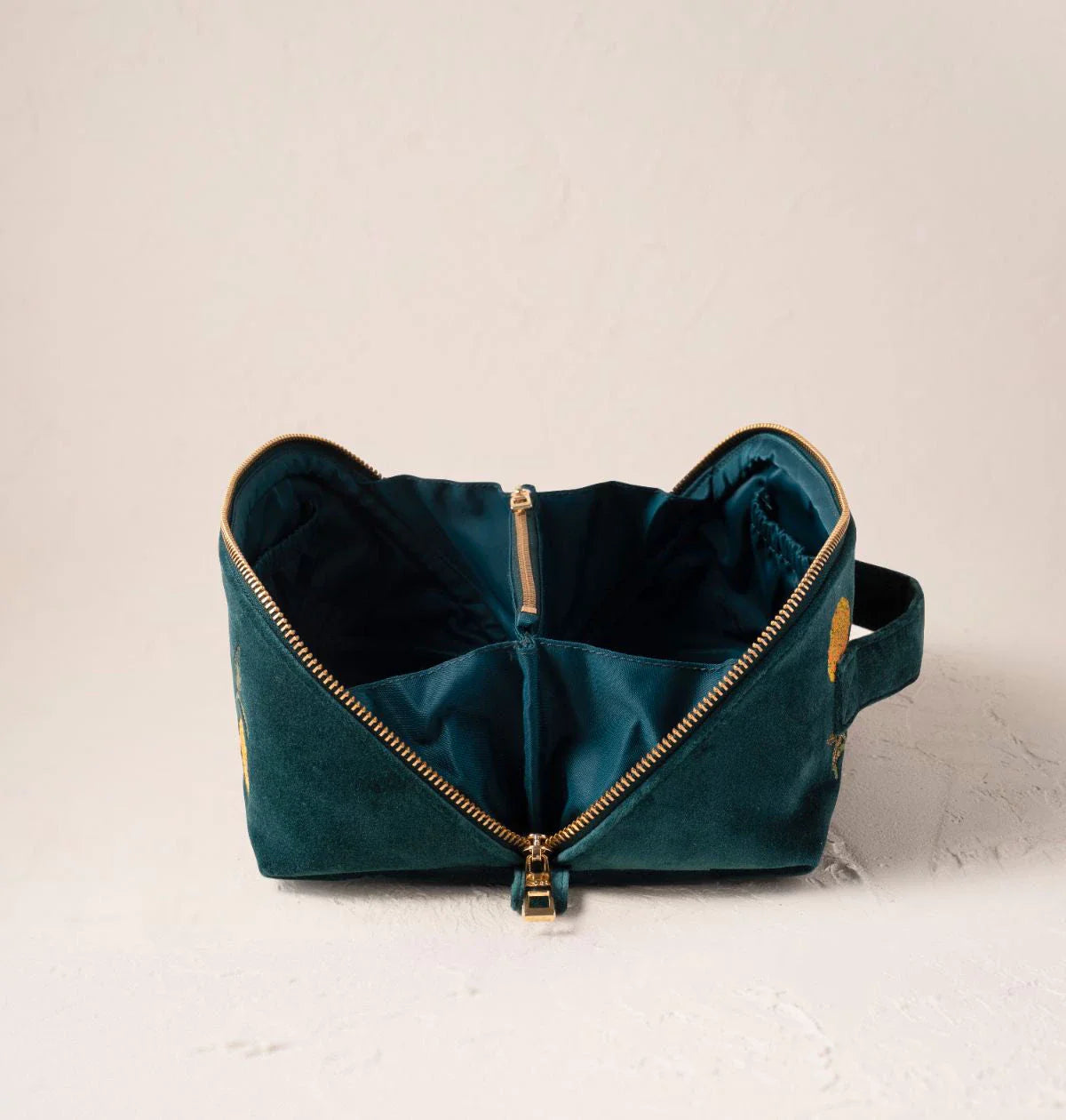 Wild Garden Open Flat Makeup Bag