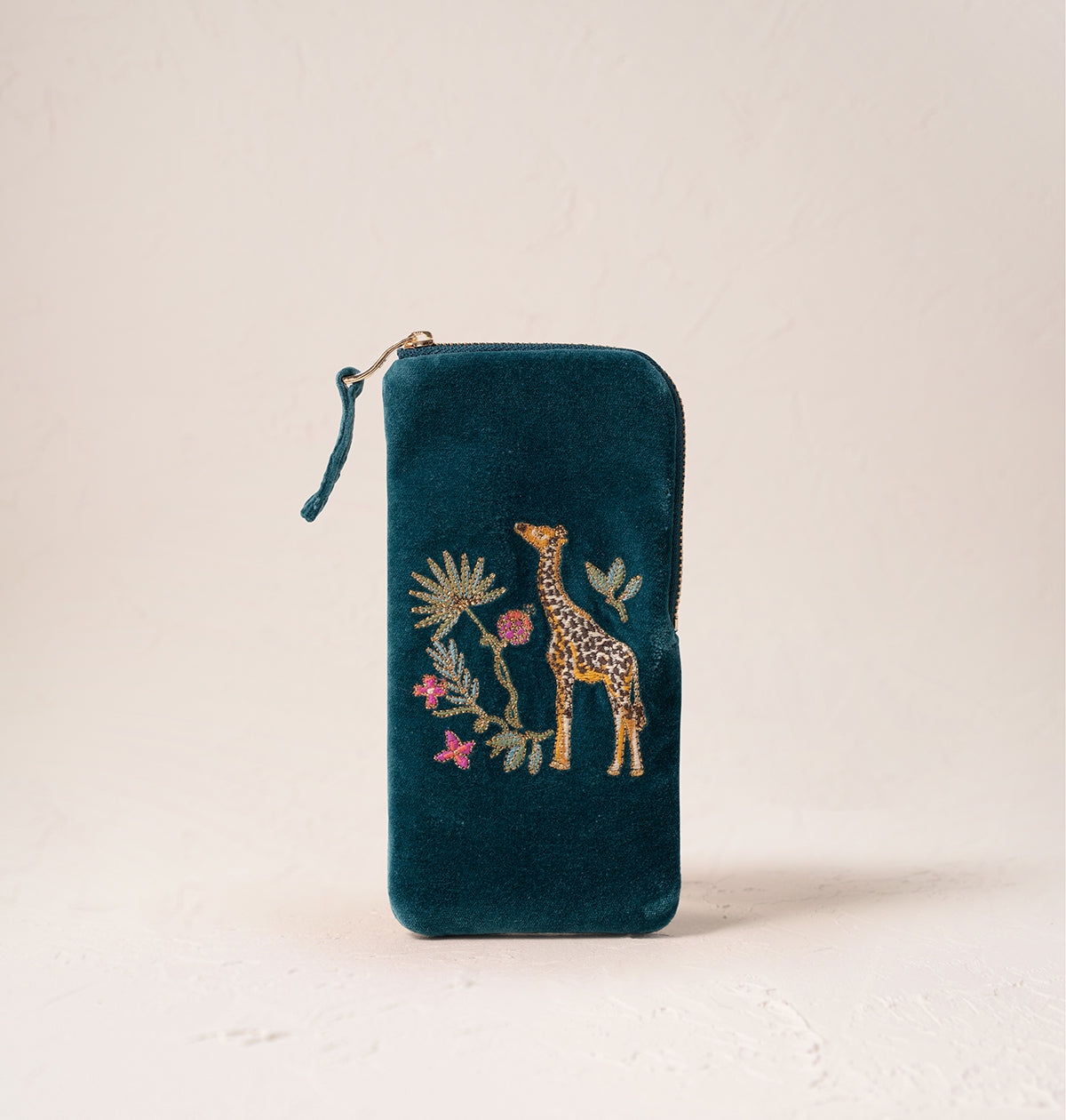 Wild Giraffe Palm Glasses Case