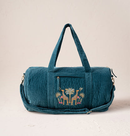 Wild Giraffe Palm Overnight Bag