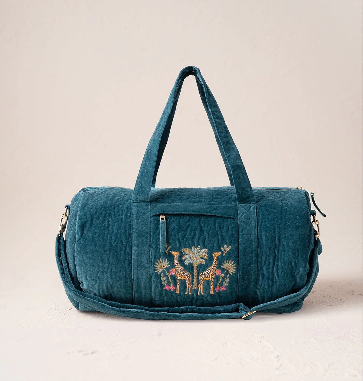 Wild Giraffe Palm Overnight Bag