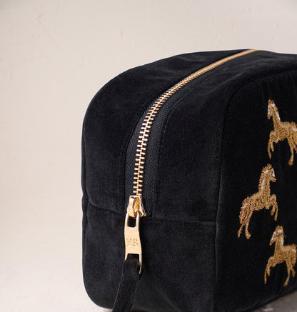 Wild Horses Makeup Bag