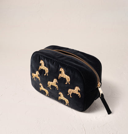 Wild Horses Makeup Bag