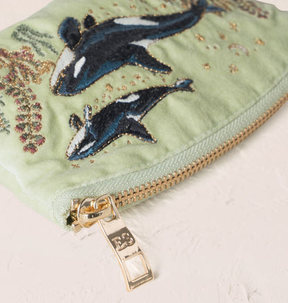 Wild Orcas Coin Purse