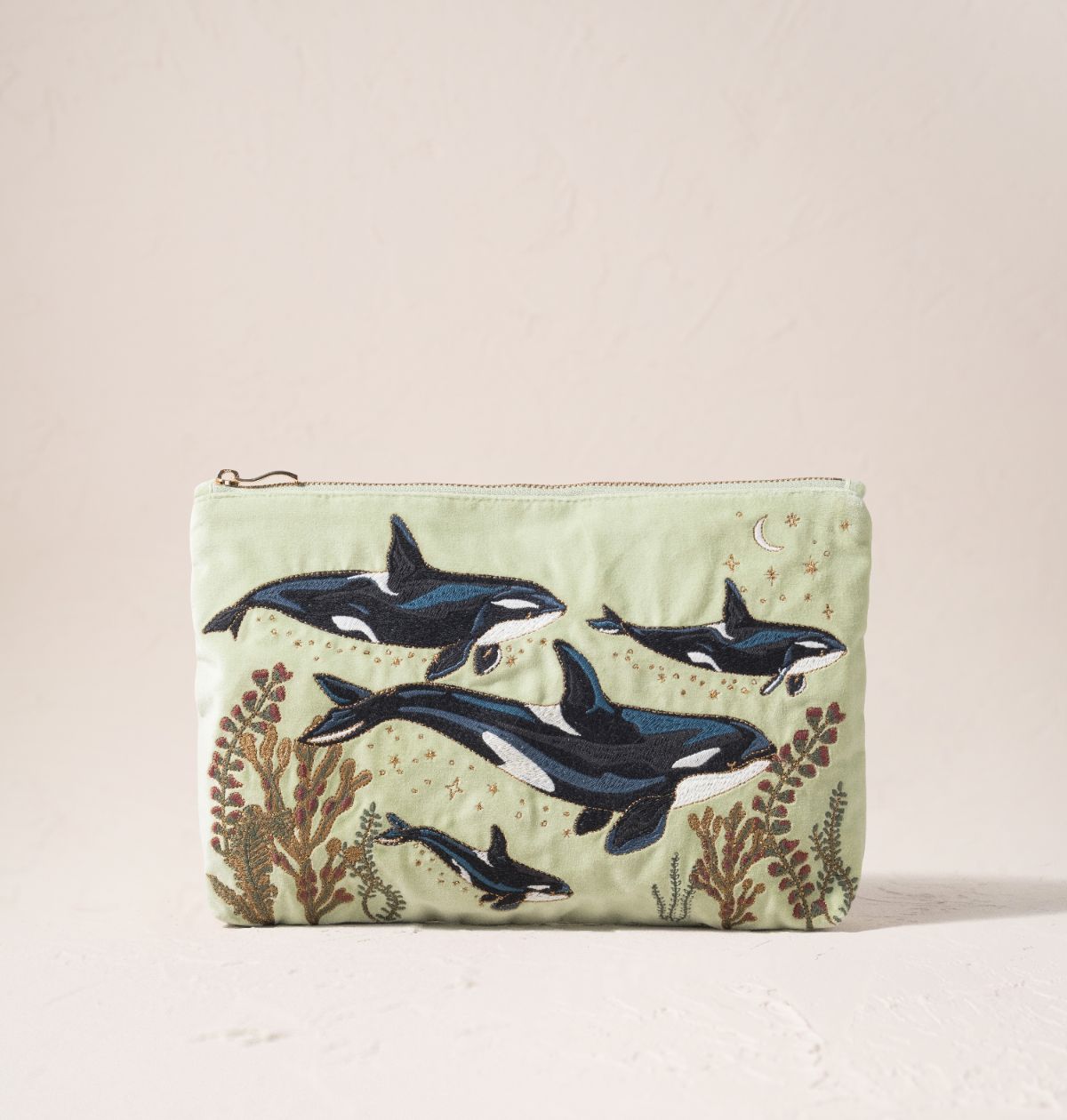 Wild Orcas Everyday Pouch