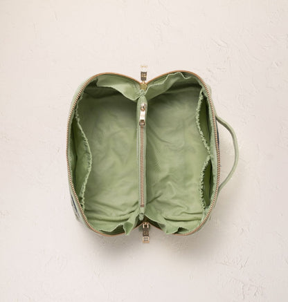 Wild Orcas Open Flat Makeup Bag