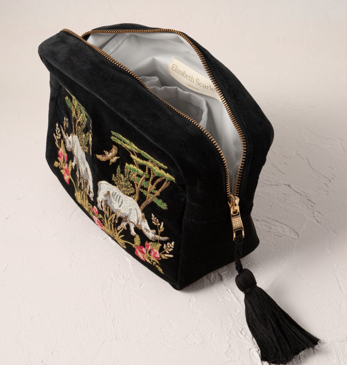 Wild Rhino Velvet Wash Bag