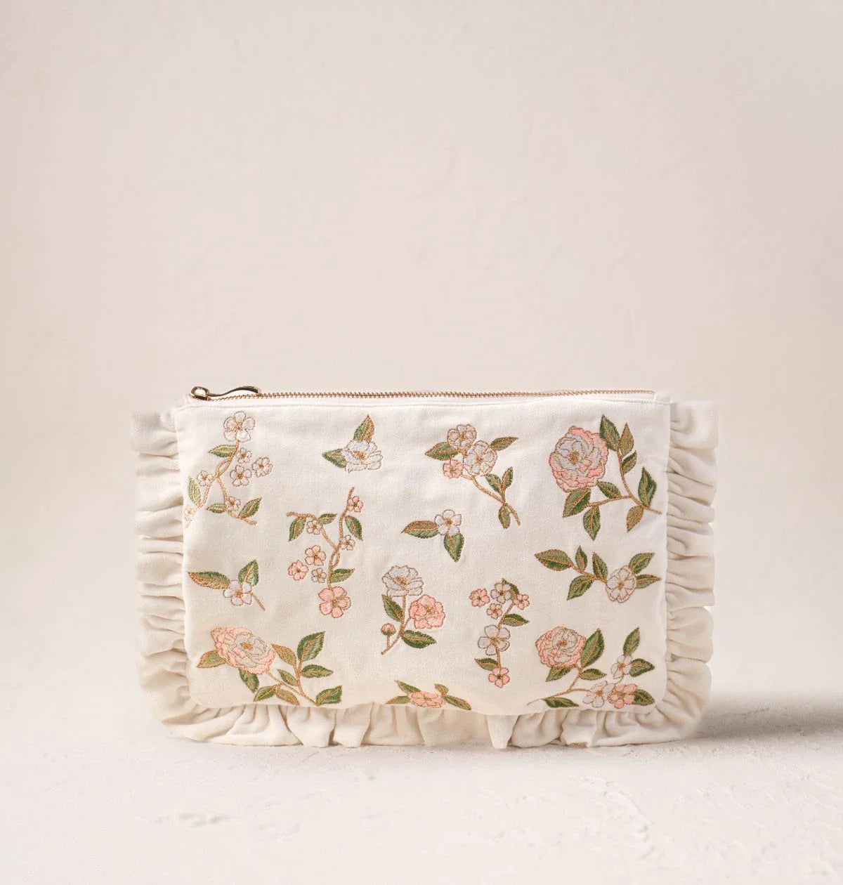 Wild Rose Frill Pouch