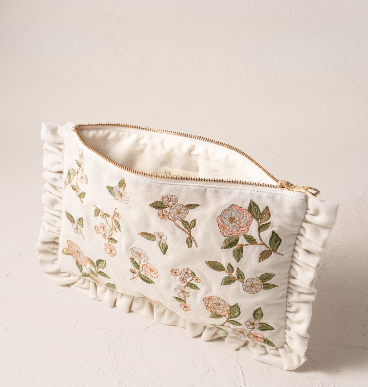 Wild Rose Frill Pouch
