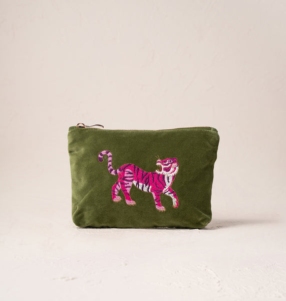 ＊Elizabeth Scarlett＊ワイルドフラワー コスメティック ポーチ Wild Tiger Mini Pouch – Elizabeth Scarlett