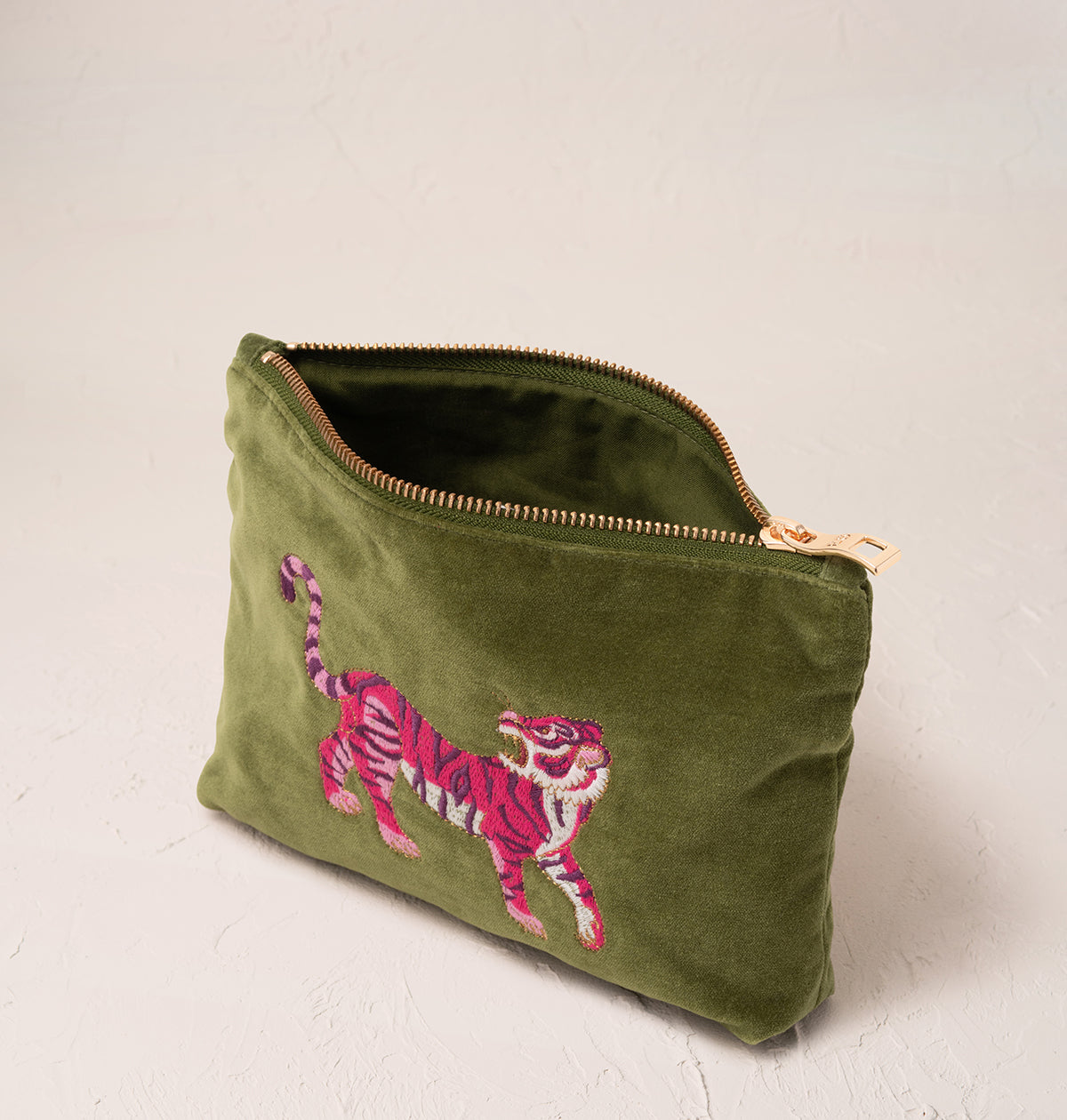 Wild Tiger Mini Pouch – Elizabeth Scarlett