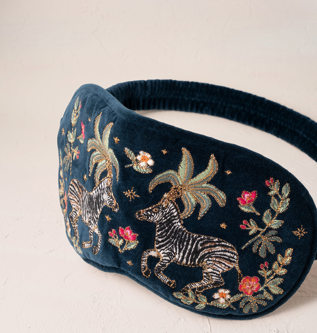 Wild Zebra Palm Eye Mask