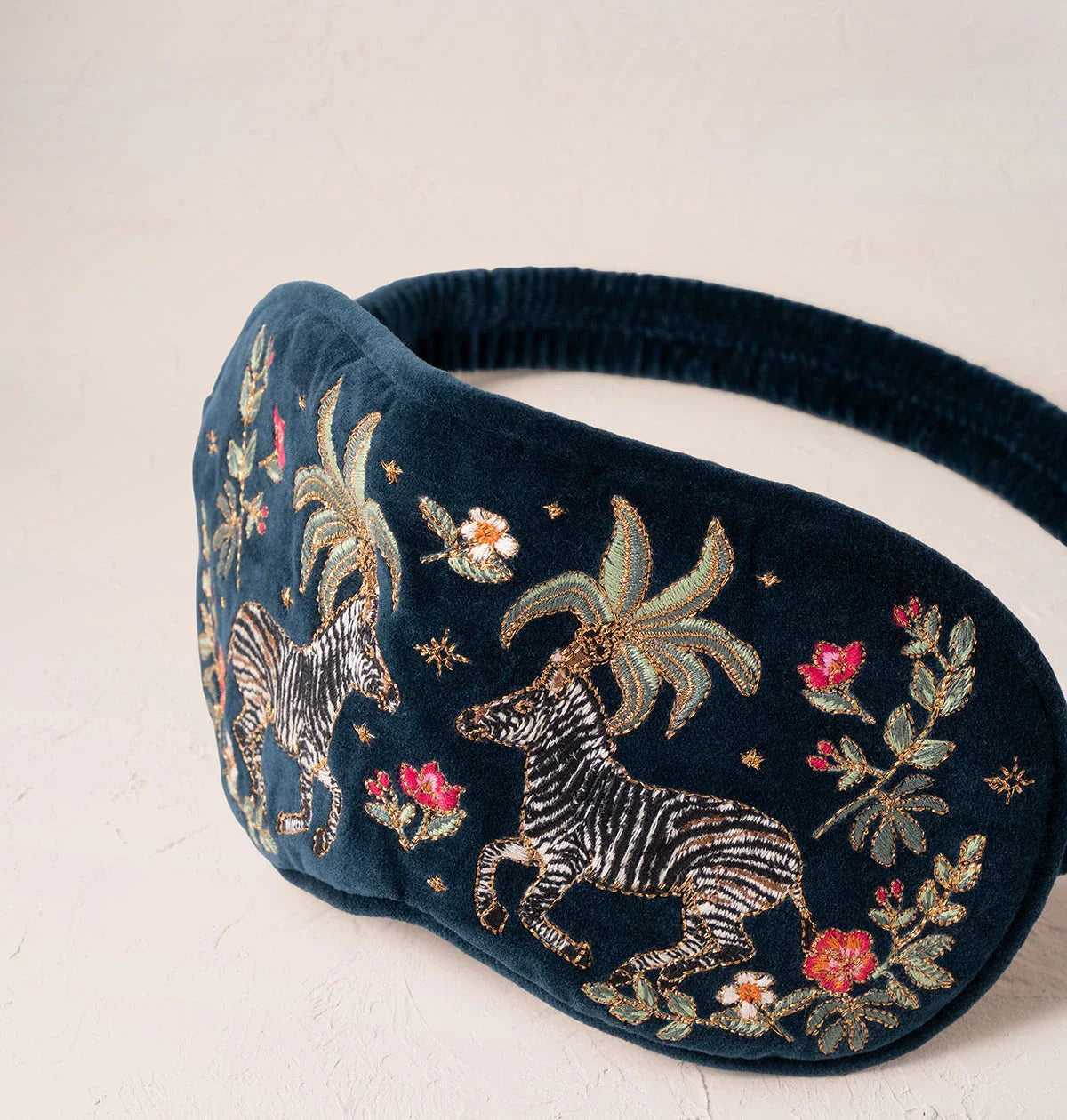 Wild Zebra Palm Eye Mask
