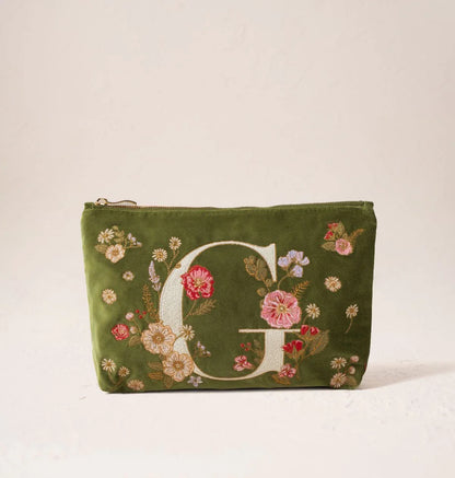 Wildflower Alphabet Everyday Pouch