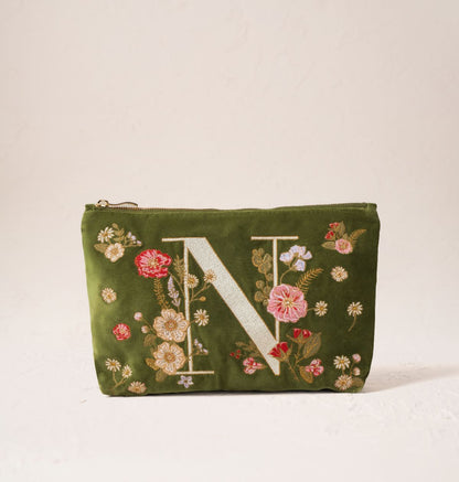 Wildflower Alphabet Everyday Pouch