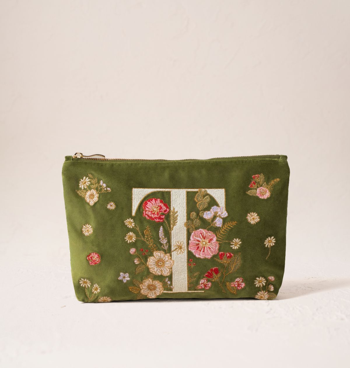 Wildflower Alphabet Everyday Pouch