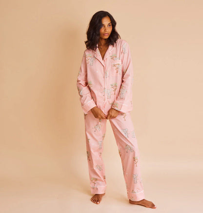 Cotton Sateen Elephant Pyjamas