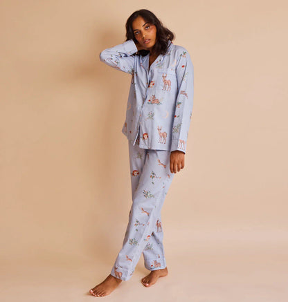 Cotton Sateen Enchanted Woodland Pyjamas