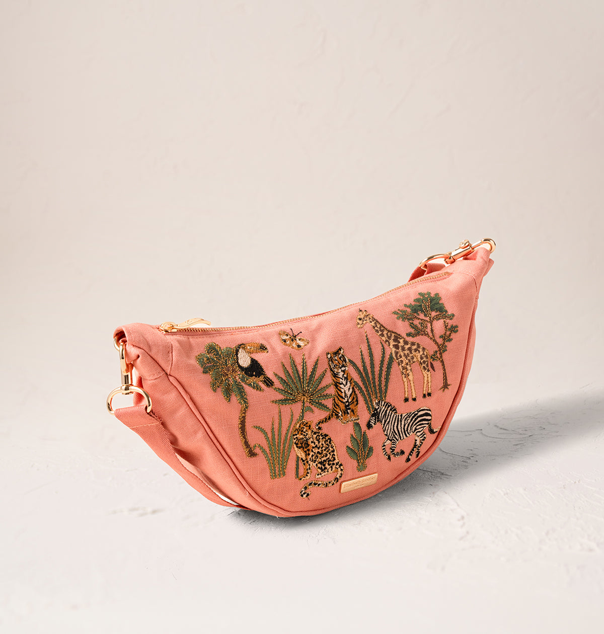 World Wildlife Canvas Crossbody Sling Bag