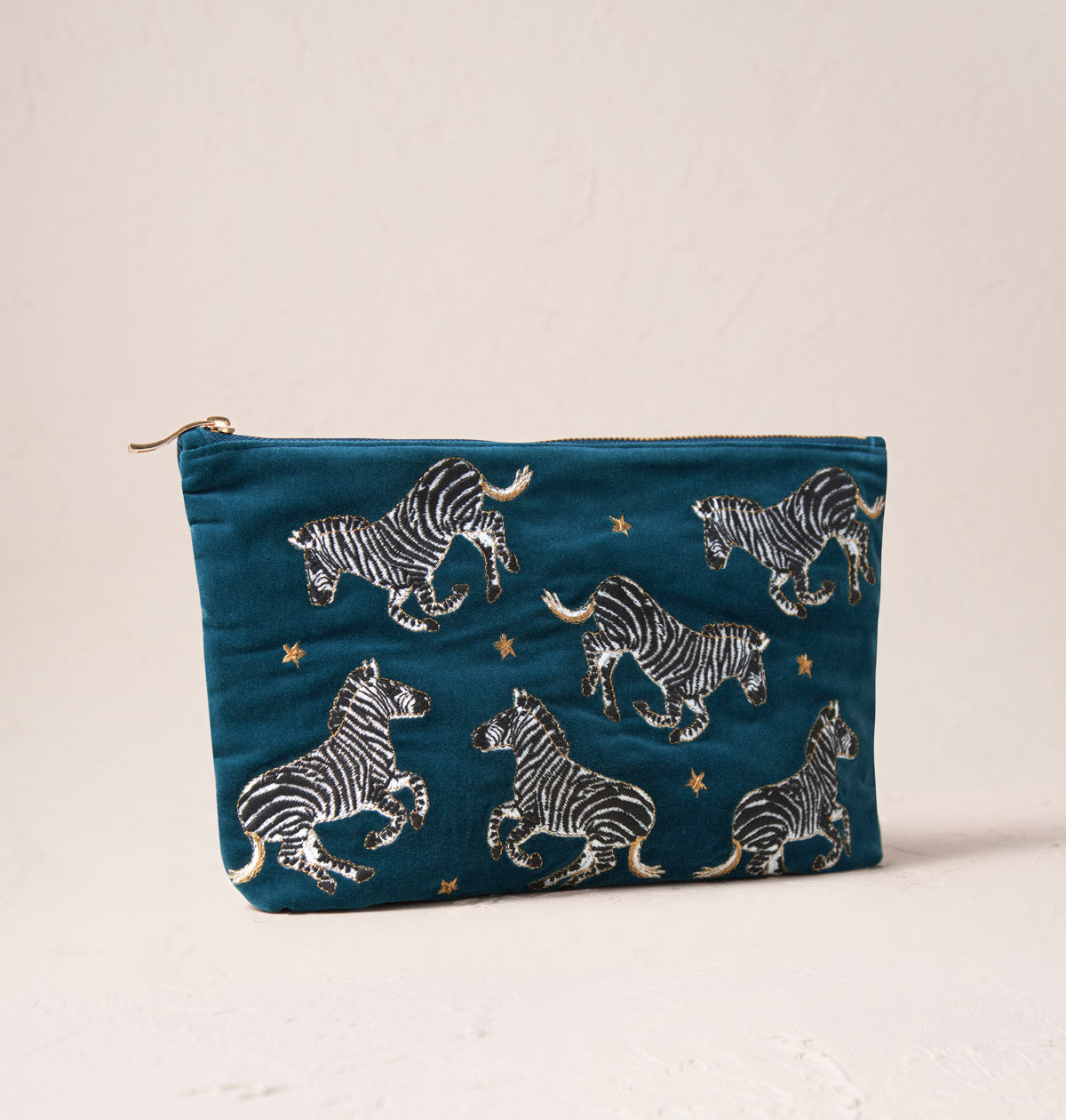 Zebra Indigo Pouch - Your Everyday Travel Cluth Bag