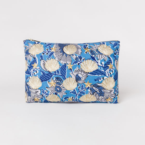 【Elizabeth Scarlett】 Rebirth Frill Pouch フリルポーチ Shells Cotton Rebirth Frill Pouch – Elizabeth Scarlett
