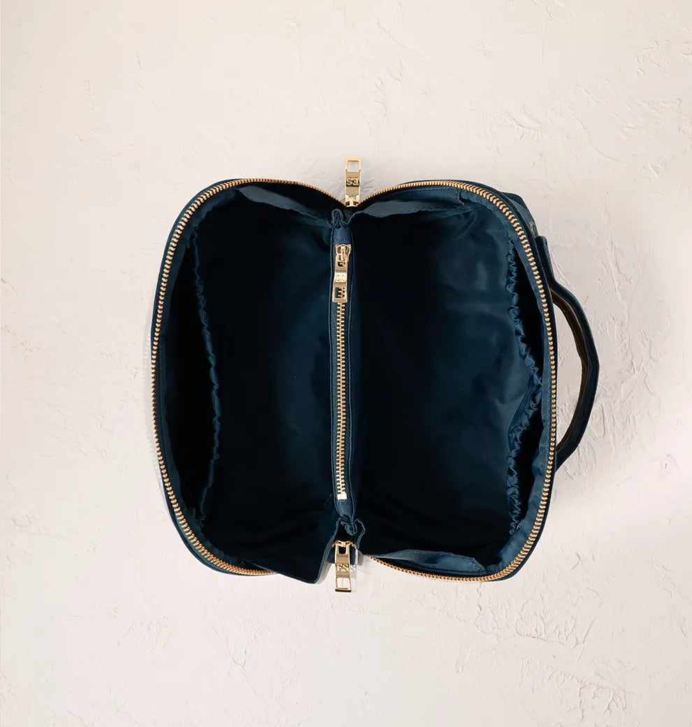 Botanical Garden Open Flat Makeup Bag